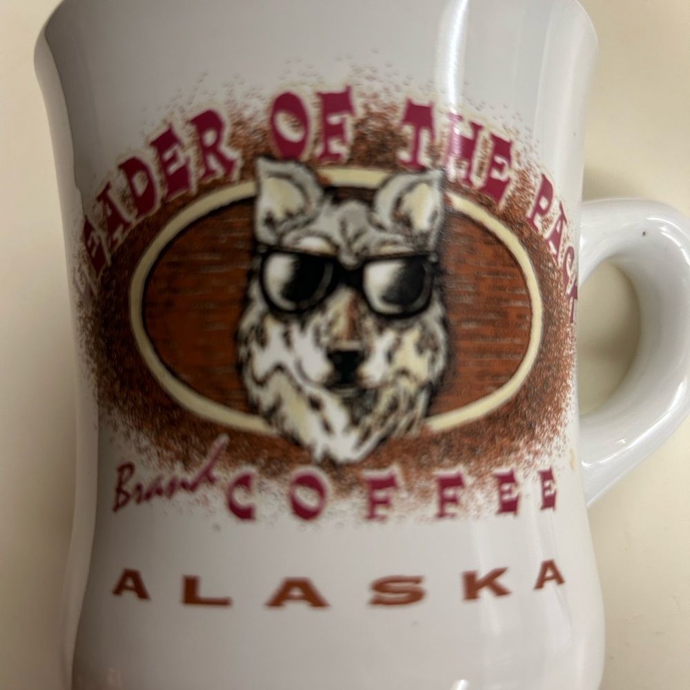Alaska Leader of the Pack coffee diner mug
